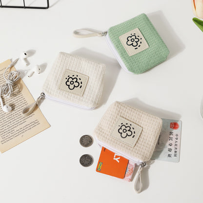 Japanese-style Minimalist And Compact Summer Flower Wristlet