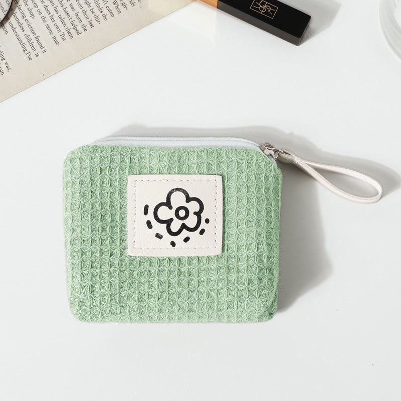 Japanese-style Minimalist And Compact Summer Flower Wristlet