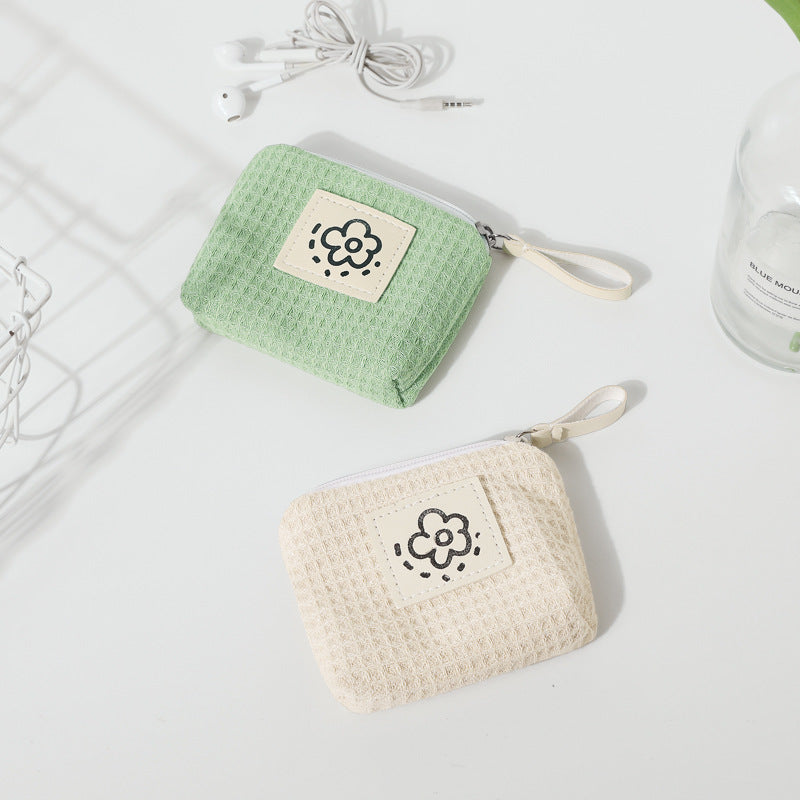Japanese-style Minimalist And Compact Summer Flower Wristlet