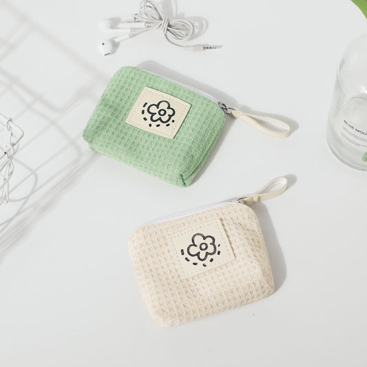 Japanese-style Minimalist And Compact Summer Flower Wristlet