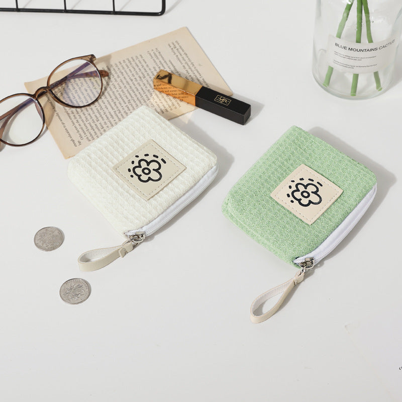 Japanese-style Minimalist And Compact Summer Flower Wristlet