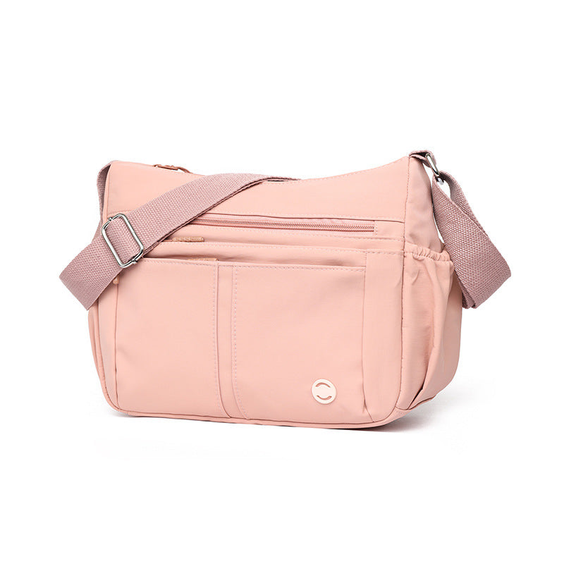 Large-capacity Casual Bag A Multi-compartment Fabric Shoulder Or Crossbody Bag