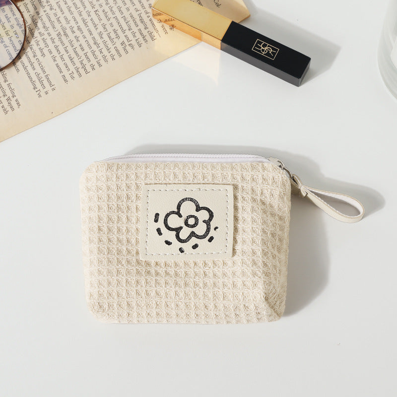 Japanese-style Minimalist And Compact Summer Flower Wristlet