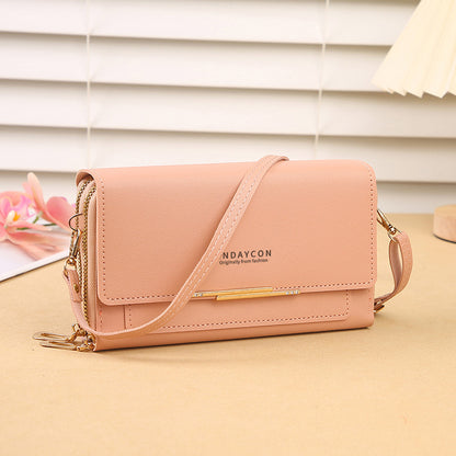 Multi-functional Crossbody Bag Mid-length Clutch And Coin Purse