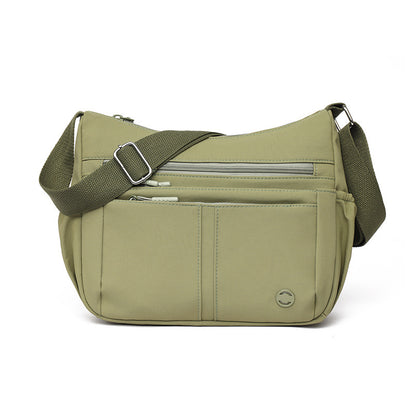 Large-capacity Casual Bag A Multi-compartment Fabric Shoulder Or Crossbody Bag