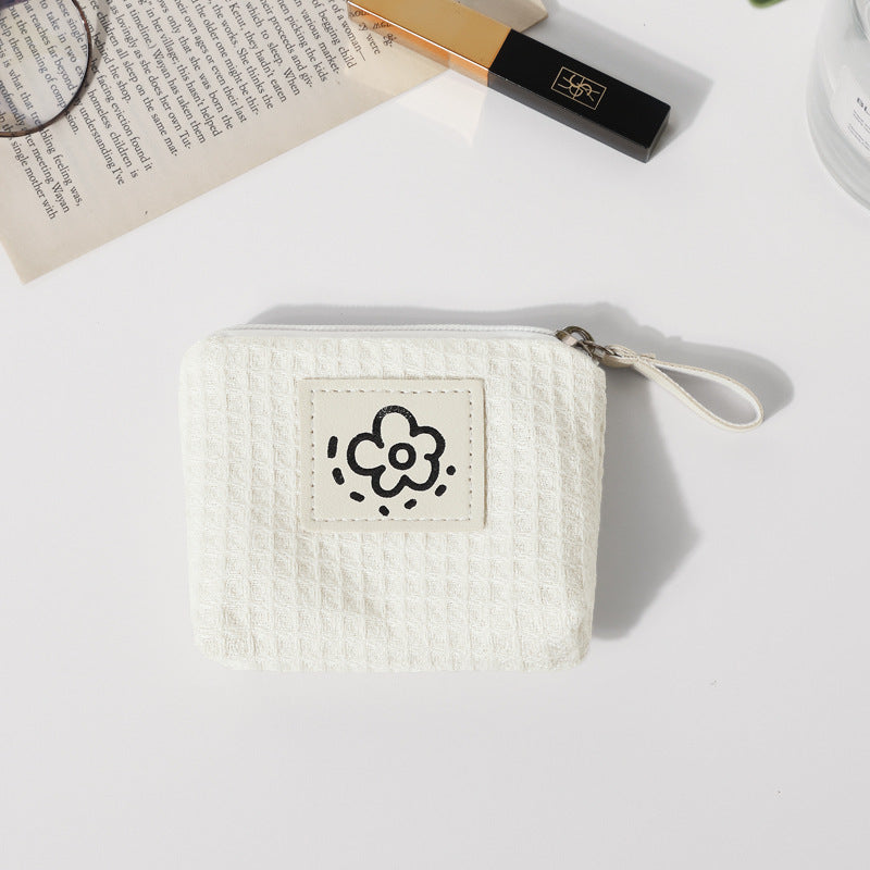 Japanese-style Minimalist And Compact Summer Flower Wristlet