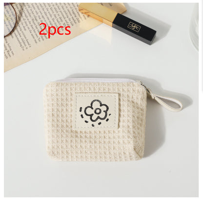 Japanese-style Minimalist And Compact Summer Flower Wristlet